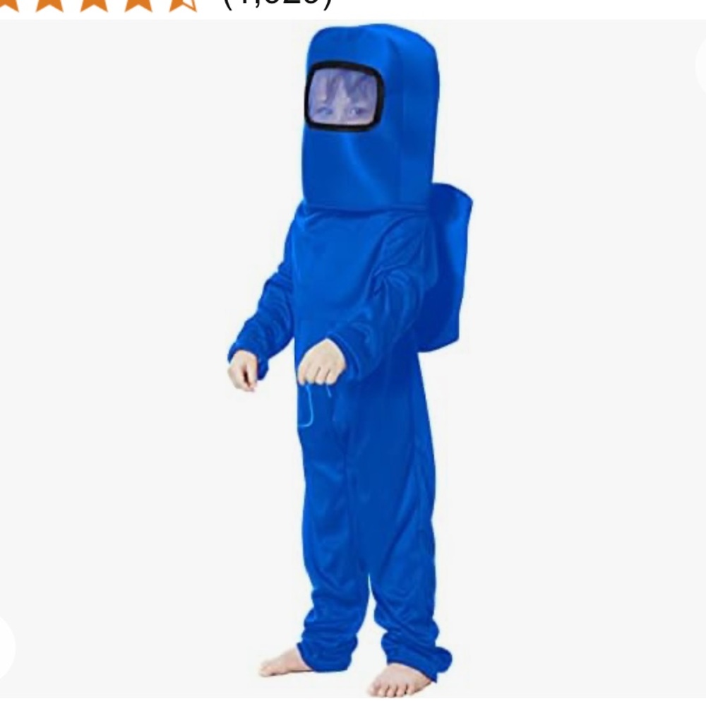 NWOT Kids 3pc blue Astronaut Adventure Jumpsuit with helmet & backpack…